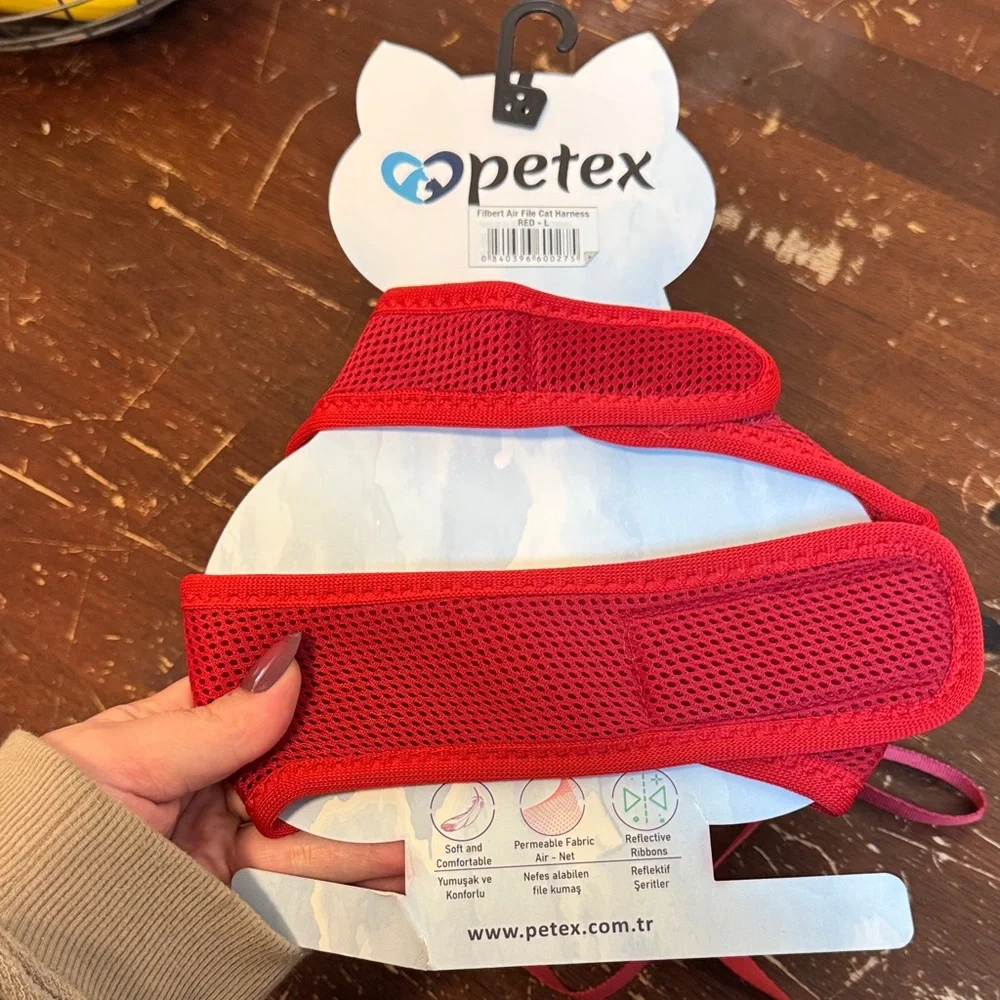 Red Mesh Cat/Small Dog Harness